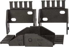 Igus - 2.4 Inch Outside Width x 0.94 Inch Outside Height, Cable and Hose Carrier Steel Zipper Mounting Bracket Set - 1-1/2 Inch Bend Radius, 1.97 Inch Inside Width x 0.67 Inch Inside Height - Apex Tool & Supply