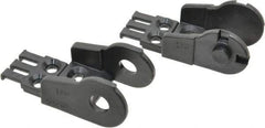 Igus - 1.61 Inch Outside Width x 1.38 Inch Outside Height, Cable and Hose Carrier Plastic Open Mounting Bracket Set - 2.17 Inch Bend Radius, 0.98 Inch Inside Width x 0.98 Inch Inside Height - Apex Tool & Supply