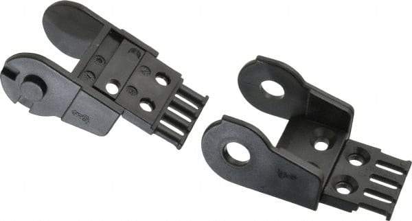 Igus - 2.13 Inch Outside Width x 1.38 Inch Outside Height, Cable and Hose Carrier Plastic Open Mounting Bracket Set - 2.17 Inch Bend Radius, 1.05 Inch Inside Width x 0.98 Inch Inside Height - Apex Tool & Supply