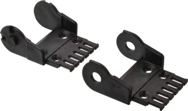 Igus - 2.87 Inch Outside Width x 1.38 Inch Outside Height, Cable and Hose Carrier Plastic Open Mounting Bracket Set - 2.17 Inch Bend Radius, 2.24 Inch Inside Width x 0.98 Inch Inside Height - Apex Tool & Supply