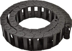 Igus - 6 Ft. Long, Igumid G, Fixed Open Cable and Hose Carrier - 3.03 Inch Inside Width x 0.98 Inch Inside Height, 3.66 Inch Outside Width x 1.38 Inch Outside Height, 4.92 Inch Bend Radius - Apex Tool & Supply