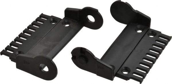 Igus - 4.69 Inch Outside Width x 1.38 Inch Outside Height, Cable and Hose Carrier Plastic Open Mounting Bracket Set - 4.92 Inch Bend Radius, 4.06 Inch Inside Width x 0.98 Inch Inside Height - Apex Tool & Supply