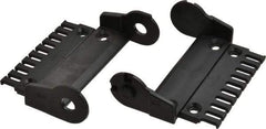 Igus - 4.69 Inch Outside Width x 1.38 Inch Outside Height, Cable and Hose Carrier Plastic Open Mounting Bracket Set - 4.92 Inch Bend Radius, 4.06 Inch Inside Width x 0.98 Inch Inside Height - Apex Tool & Supply