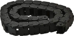 Igus - 3 Ft. Long, Igumid G, Snap Open Cable and Hose Carrier - 0.98 Inch Inside Width x 0.67 Inch Inside Height, 1.42 Inch Outside Width x 0.94 Inch Outside Height, 1-1/2 Inch Bend Radius - Apex Tool & Supply