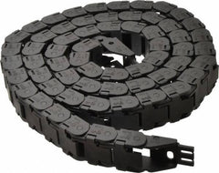 Igus - 6 Ft. Long, Igumid G, Snap Open Cable and Hose Carrier - 0.98 Inch Inside Width x 0.67 Inch Inside Height, 1.42 Inch Outside Width x 0.94 Inch Outside Height, 1-1/2 Inch Bend Radius - Apex Tool & Supply