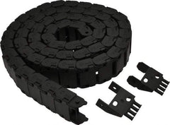 Igus - 6 Ft. Long, Igumid G, Snap Open Cable and Hose Carrier - 1-1/2 Inch Inside Width x 0.67 Inch Inside Height, 1.93 Inch Outside Width x 0.94 Inch Outside Height, 1-1/2 Inch Bend Radius - Apex Tool & Supply