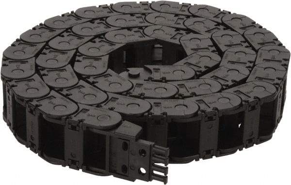Igus - 6 Ft. Long, Igumid G, Snap Open Cable and Hose Carrier - 1-1/2 Inch Inside Width x 0.98 Inch Inside Height, 2.13 Inch Outside Width x 1.38 Inch Outside Height, 2.16 Inch Bend Radius - Apex Tool & Supply