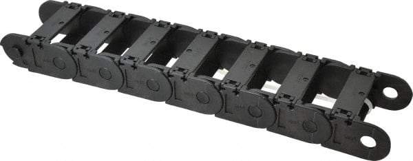 Igus - 1 Ft. Long, Igumid G, Snap Open Cable and Hose Carrier - 2.24 Inch Inside Width x 0.98 Inch Inside Height, 2.87 Inch Outside Width x 1.38 Inch Outside Height, 2.16 Inch Bend Radius - Apex Tool & Supply