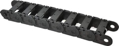 Igus - 1 Ft. Long, Igumid G, Snap Open Cable and Hose Carrier - 2.24 Inch Inside Width x 0.98 Inch Inside Height, 2.87 Inch Outside Width x 1.38 Inch Outside Height, 2.16 Inch Bend Radius - Apex Tool & Supply