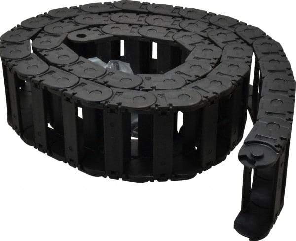 Igus - 6 Ft. Long, Igumid G, Snap Open Cable and Hose Carrier - 3.03 Inch Inside Width x 0.98 Inch Inside Height, 3.66 Inch Outside Width x 1.38 Inch Outside Height, 2.16 Inch Bend Radius - Apex Tool & Supply