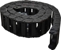 Igus - 6 Ft. Long, Igumid G, Snap Open Cable and Hose Carrier - 3.03 Inch Inside Width x 0.98 Inch Inside Height, 3.66 Inch Outside Width x 1.38 Inch Outside Height, 2.16 Inch Bend Radius - Apex Tool & Supply