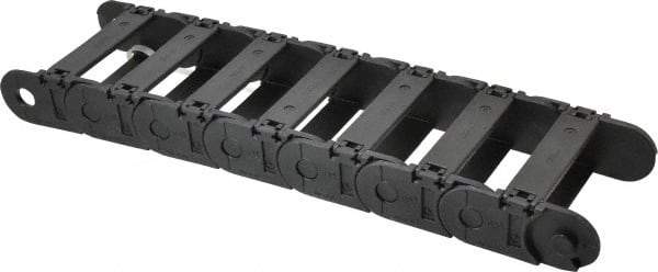 Igus - 1 Ft. Long, Igumid G, Snap Open Cable and Hose Carrier - 3.03 Inch Inside Width x 0.98 Inch Inside Height, 3.66 Inch Outside Width x 1.38 Inch Outside Height, 2.16 Inch Bend Radius - Apex Tool & Supply