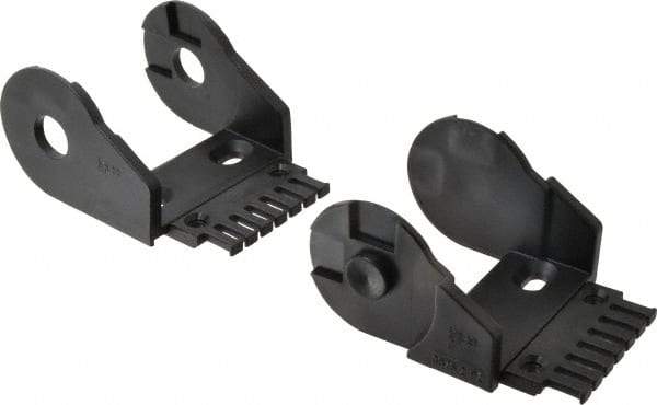 Igus - 3.74 Inch Outside Width x 2.52 Inch Outside Height, Cable and Hose Carrier Plastic Open Mounting Bracket Set - 3.94 Inch Bend Radius, 2.95 Inch Inside Width x 1.77 Inch Inside Height - Apex Tool & Supply
