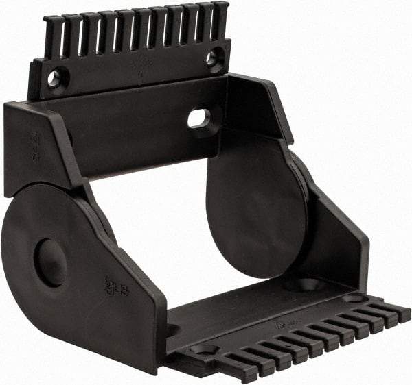 Igus - 5.31 Inch Outside Width x 2.52 Inch Outside Height, Cable and Hose Carrier Plastic Open Mounting Bracket Set - 3.94 Inch Bend Radius, 4.53 Inch Inside Width x 1.77 Inch Inside Height - Apex Tool & Supply
