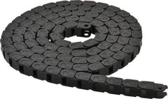 Igus - 6 Ft. Long, Igumid G, Fixed Open Cable and Hose Carrier - 0.39 Inch Inside Width x 0.41 Inch Inside Height, 0.65 Inch Outside Width x 0.59 Inch Outside Height, 1.1 Inch Bend Radius - Apex Tool & Supply