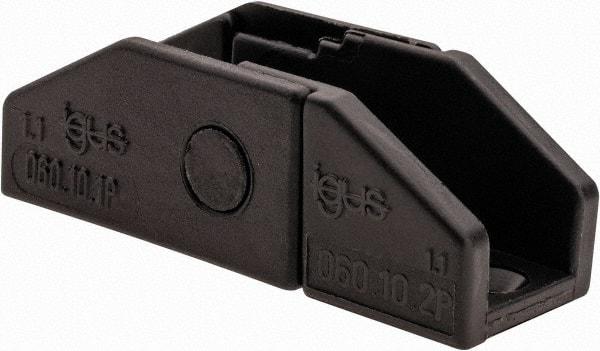 Igus - 0.65 Inch Outside Width x 0.59 Inch Outside Height, Cable and Hose Carrier Plastic Zipper Mounting Bracket Set - 1.1 Inch Bend Radius, 0.39 Inch Inside Width x 0.41 Inch Inside Height - Apex Tool & Supply