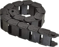 Igus - 1 Ft. Long, Igumid G, Fixed Open Cable and Hose Carrier - 0.79 Inch Inside Width x 0.41 Inch Inside Height, 1.06 Inch Outside Width x 0.59 Inch Outside Height, 1.1 Inch Bend Radius - Apex Tool & Supply