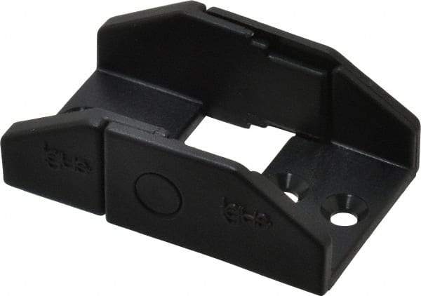 Igus - 1.06 Inch Outside Width x 0.59 Inch Outside Height, Cable and Hose Carrier Plastic Zipper Mounting Bracket Set - 1.1 Inch Bend Radius, 0.79 Inch Inside Width x 0.41 Inch Inside Height - Apex Tool & Supply