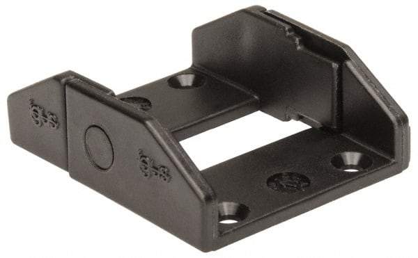 Igus - 1.46 Inch Outside Width x 0.59 Inch Outside Height, Cable and Hose Carrier Plastic Zipper Mounting Bracket Set - 1.1 Inch Bend Radius, 1.18 Inch Inside Width x 0.41 Inch Inside Height - Apex Tool & Supply