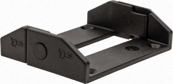 Igus - 2.24 Inch Outside Width x 0.59 Inch Outside Height, Cable and Hose Carrier Plastic Zipper Mounting Bracket Set - 1.1 Inch Bend Radius, 1.97 Inch Inside Width x 0.41 Inch Inside Height - Apex Tool & Supply