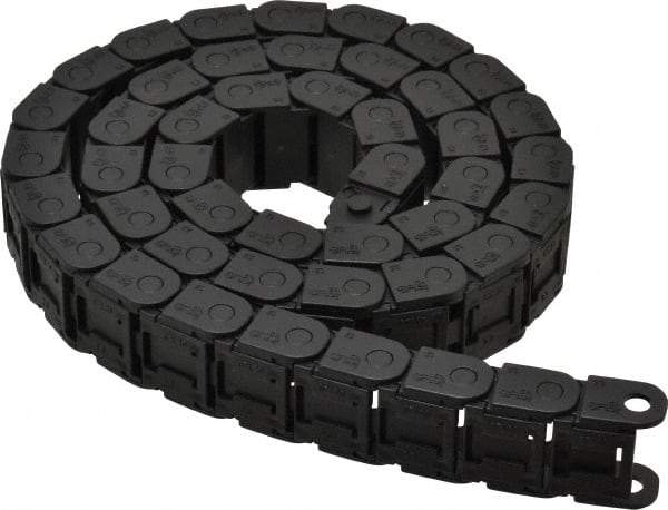 Igus - 3 Ft. Long, Igumid G, Snap Open Cable and Hose Carrier - 0.79 Inch Inside Width x 0.41 Inch Inside Height, 1.06 Inch Outside Width x 0.59 Inch Outside Height, 1.1 Inch Bend Radius - Apex Tool & Supply