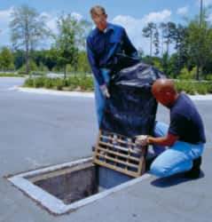 UltraTech - 48" Long x 24" Wide, Polypropylene Grate Guard - Black, Use for Oil/Sediment - Apex Tool & Supply