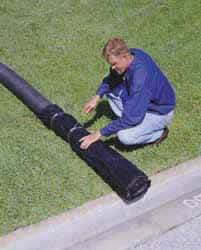 UltraTech - 8 Inch Diameter Pipe Sock - For Use with Oil and Sediment, Helps Comply with NPDES and 40 CFR 122.26 - Apex Tool & Supply