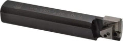 APT - 1-1/4" Min Bore Diam, 4" OAL, 1" Shank Diam, Indexable Boring Bar - TPG Insert, Screw or Clamp Holding Method - Apex Tool & Supply