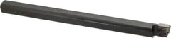 APT - 1-1/4" Min Bore Diam, 12" OAL, 1" Shank Diam, Indexable Boring Bar - TPG Insert, Screw or Clamp Holding Method - Apex Tool & Supply