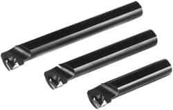 APT - 1-1/4" Min Diam Smallest Bar, 1-1/4" Min Diam Largest Bar, Steel Indexable Boring Bar Set - TPG Insert, 4, 7, 9" Max Bore Depth - Apex Tool & Supply