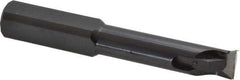 Made in USA - 0.7" Min Bore Diam, 4-1/2" OAL, 3/4" Shank Diam, Indexable Boring Bar - 2-1/2" Max Bore Depth, TPG 320 Insert, Clamp Holding Method - Apex Tool & Supply