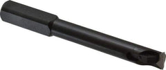 Made in USA - 0.7" Min Bore Diam, 5-3/4" OAL, 3/4" Shank Diam, Indexable Boring Bar - 3-3/4" Max Bore Depth, TPG 320 Insert, Clamp Holding Method - Apex Tool & Supply