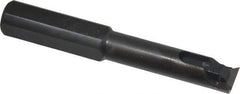 Made in USA - 0.475" Min Bore Diam, 3-1/4" OAL, 1/2" Shank Diam, Indexable Boring Bar - 1-3/4" Max Bore Depth, TPEE 730 Insert, Clamp Holding Method - Apex Tool & Supply