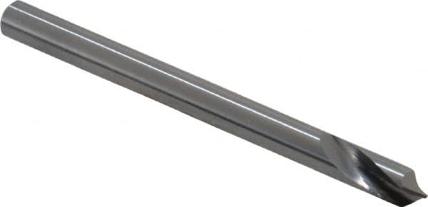 Magafor - 4mm Body Diam, 90°, 2" OAL, Solid Carbide Spotting Drill - Apex Tool & Supply