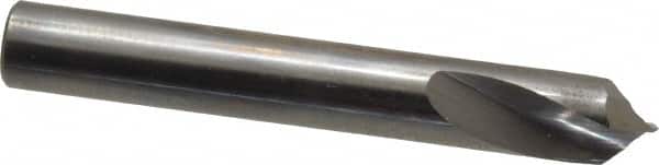 Magafor - 3/8" Body Diam, 90°, 2-3/4" OAL, Solid Carbide Spotting Drill - Apex Tool & Supply