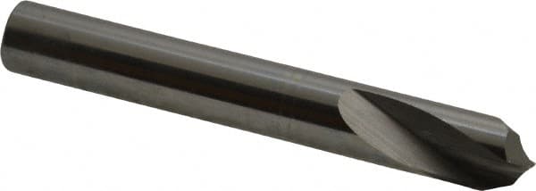 Magafor - 3/8" Body Diam, 120°, 2-3/4" OAL, Solid Carbide Spotting Drill - Apex Tool & Supply
