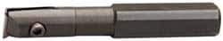 APT - 1/2" Min Bore Diam, 3-1/4" OAL, 5/8" Shank Diam, Indexable Boring Bar - 1-1/2" Max Bore Depth, TPG 221 Insert, Screw Holding Method - Apex Tool & Supply
