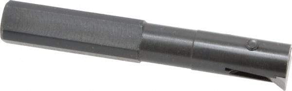 APT - 1/2" Min Bore Diam, 3" OAL, 1/2" Shank Diam, Indexable Boring Bar - 1-1/2" Max Bore Depth, TPG 221 Insert, Screw Holding Method - Apex Tool & Supply