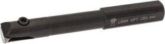 APT - 1/2" Min Bore Diam, 3-3/4" OAL, 1/2" Shank Diam, Indexable Boring Bar - 2-1/4" Max Bore Depth, TPG 221 Insert, Screw Holding Method - Apex Tool & Supply