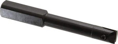 APT - 5/8" Min Bore Diam, 5" OAL, 3/4" Shank Diam, Indexable Boring Bar - 3" Max Bore Depth, TPG 221 Insert, Screw Holding Method - Apex Tool & Supply