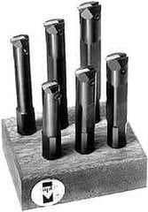 APT - 13/16" Min Bore Diam, 5" OAL, 3/4" Shank Diam, Indexable Boring Bar - 3" Max Bore Depth, TPG 321 Insert, Screw Holding Method - Apex Tool & Supply