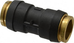 Parker - 3/4" Tube OD, Composite Push-to-Connect Tube Union - Tube to Tube Connection, 250 Max psi, Buna-N O-Ring, -40 to 200°F Working Temp - Apex Tool & Supply