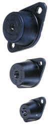 Tech Products - 5/16-18 Bolt Thread, 3-1/8" Long x 1-3/4" Wide x 1" High Standard Deflection Stud Mount Leveling Pad & Mount - 35 Max Lb Capacity, 1-1/4" Base Diam - Apex Tool & Supply