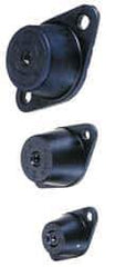 Tech Products - 1/2-13 Bolt Thread, 5-1/2" Long x 3-3/8" Wide x 1-3/4" High Standard Deflection Stud Mount Leveling Pad & Mount - 250 Max Lb Capacity, 2-1/2" Base Diam - Apex Tool & Supply