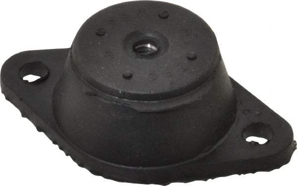 Tech Products - 3/8-16 Bolt Thread, 3-7/8" Long x 2-3/8" Wide x 1-1/4" High Standard Deflection Stud Mount Leveling Pad & Mount - 170 Max Lb Capacity, 1-3/4" Base Diam - Apex Tool & Supply