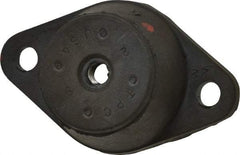 Tech Products - 3/8-16 Bolt Thread, 3-7/8" Long x 2-3/8" Wide x 1-1/4" High Standard Deflection Stud Mount Leveling Pad & Mount - 240 Max Lb Capacity, 1-3/4" Base Diam - Apex Tool & Supply
