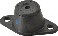 Tech Products - 5/16-18 Bolt Thread, 3-1/8" Long x 1-3/4" Wide x 1-1/4" High Double Deflection Stud Mount Leveling Pad & Mount - 35 Max Lb Capacity, 1-1/4" Base Diam - Apex Tool & Supply