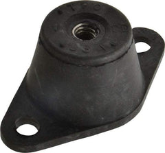 Tech Products - 5/16-18 Bolt Thread, 3-1/8" Long x 1-3/4" Wide x 1-1/4" High Double Deflection Stud Mount Leveling Pad & Mount - 45 Max Lb Capacity, 1-1/4" Base Diam - Apex Tool & Supply