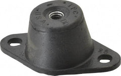 Tech Products - 5/16-18 Bolt Thread, 3-1/8" Long x 1-3/4" Wide x 1-1/4" High Double Deflection Stud Mount Leveling Pad & Mount - 70 Max Lb Capacity, 1-1/4" Base Diam - Apex Tool & Supply