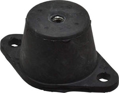 Tech Products - 3/8-16 Bolt Thread, 3-7/8" Long x 2-3/8" Wide x 1-3/4" High Double Deflection Stud Mount Leveling Pad & Mount - 170 Max Lb Capacity, 1-3/4" Base Diam - Apex Tool & Supply